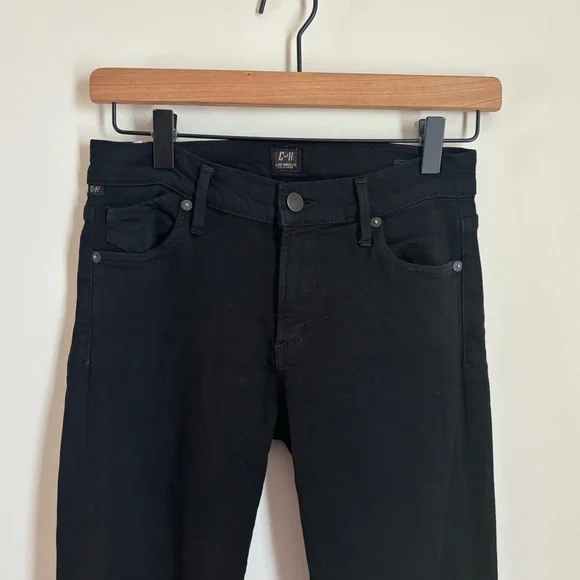 Citizens of Humanity Avedon Stretch Skinny Leg Jeans Axel Black Size 28 - Picture 3 of 10